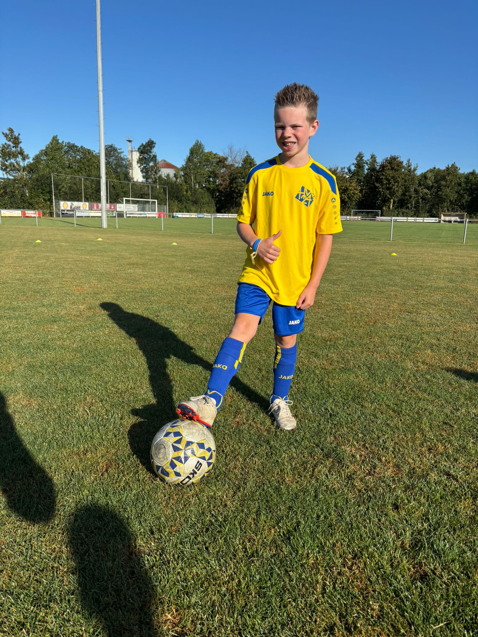 Als verdediger geef ik alles om ballen tegen te houden